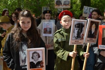 Бессмертный полк и празднование Дня Великой Победы в Курмыше