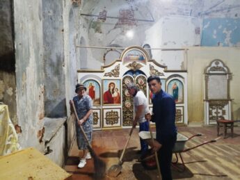 Субботник в храме Рождества Богородицы